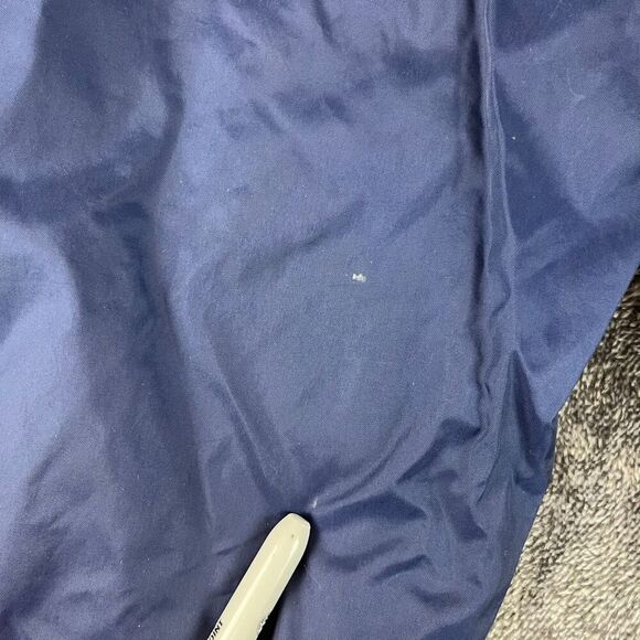 Adidas Y2K Tearaway Span Button Lined Track Pants Nylon Blue Trefoil Men's L - Picture 12 of 16